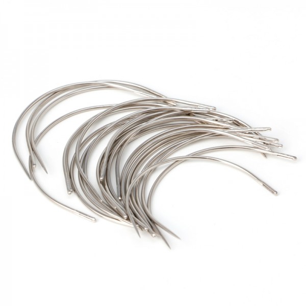 EĞRİ AY İĞNE 3,5-4,5-6,5 CM  ( 25 Lİ )