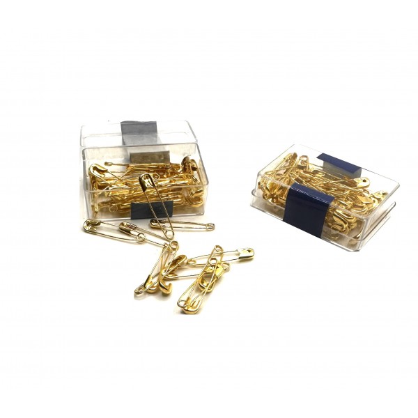  Plastik Kutulu Klasik Çengelli İğne Sarı 2.2 cm